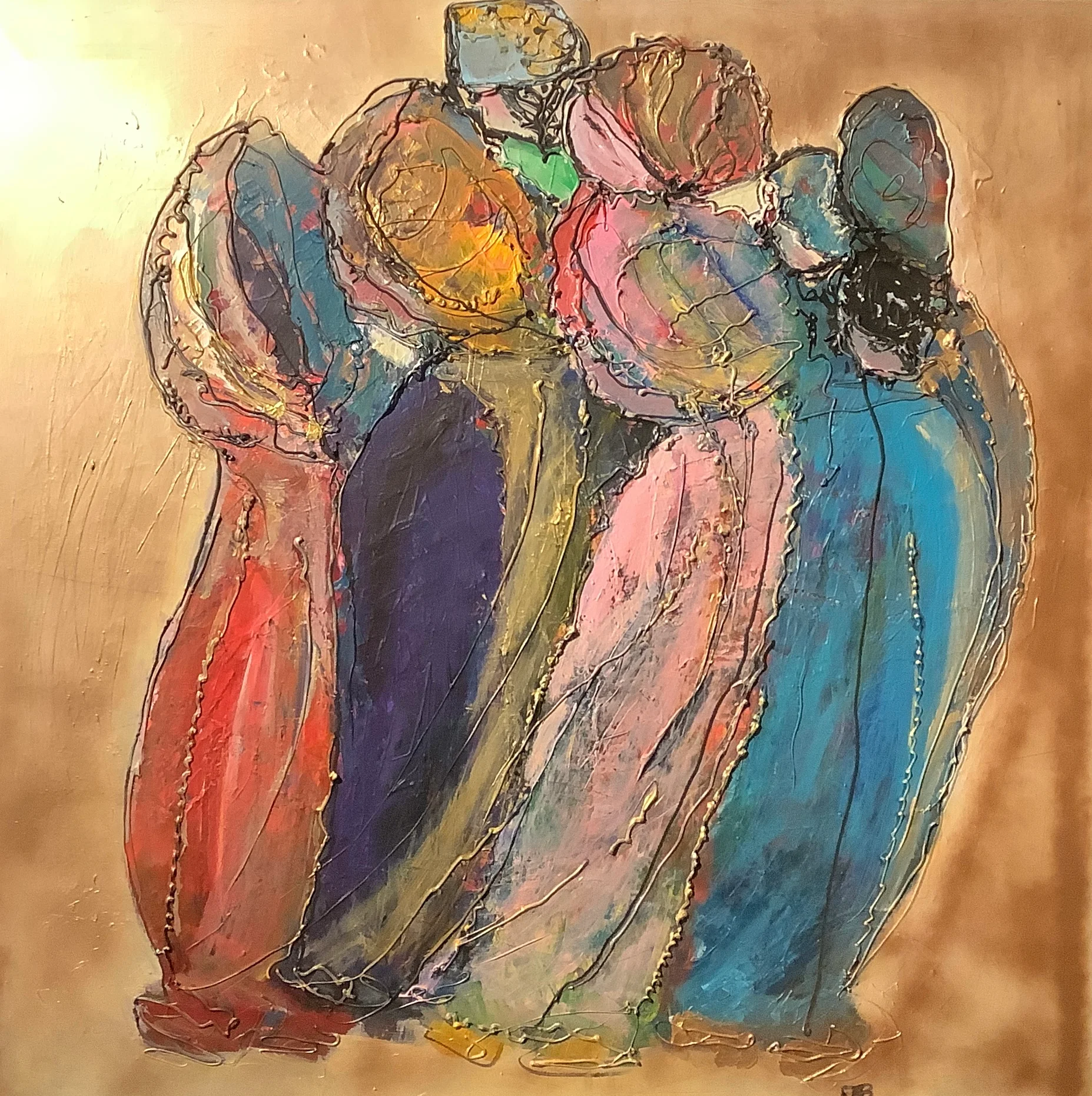 Follow Me — Schilderij van EllesBB