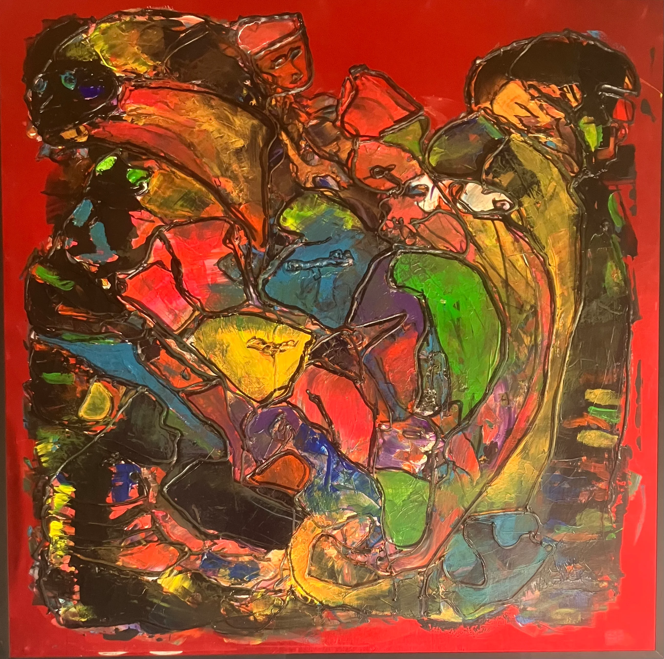 Tangle — Schilderij van EllesBB